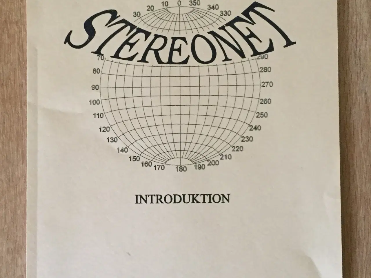 Billede 1 - Stereonet. Introduktion., af Bjørn Hageskov