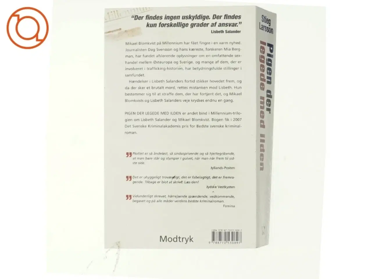 Billede 2 - Pigen Der Legede Med Ilden (Millennium, 2. Bind) af Stieg Larsson (Bog)