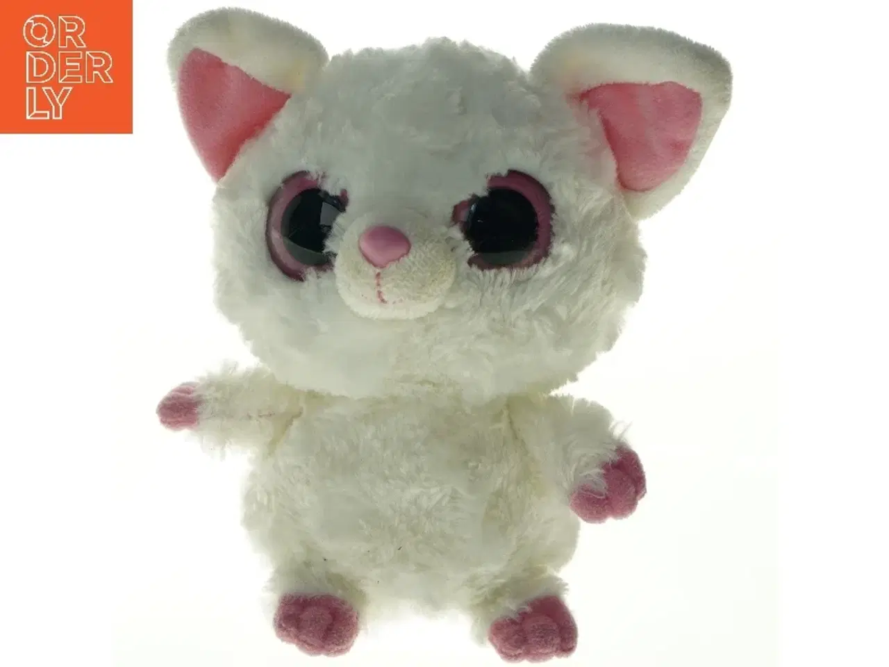 Billede 3 - Tøjdyr kat med lang hale fra Ty (str. 20 x 10 cm)