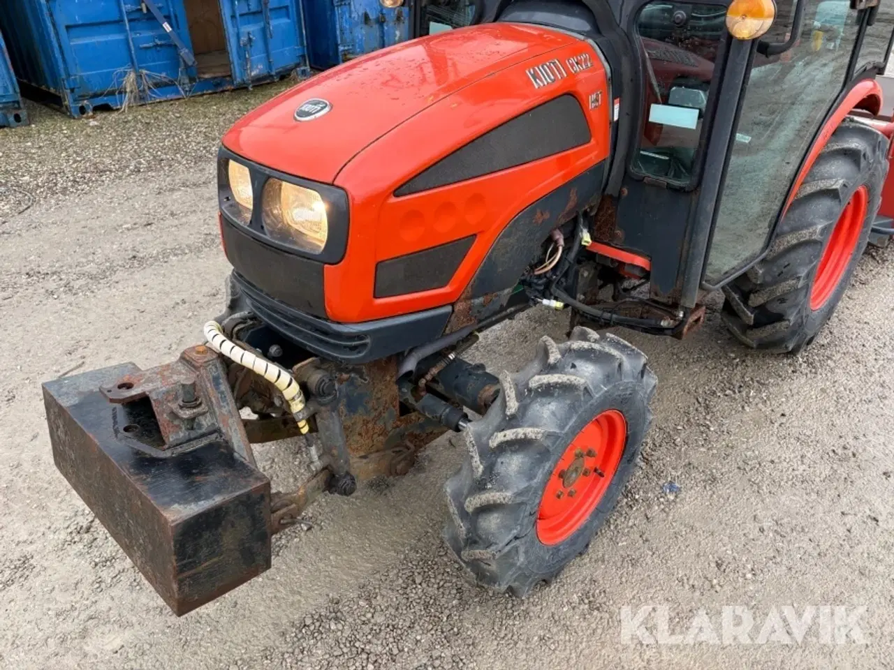 Billede 6 - Traktor m. stennedlægningsfræser Kioti CK22 HST