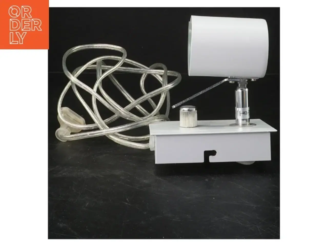 Billede 3 - Spotlampe med ledning fra Mark Sljd (str. 12x11x8 cm)