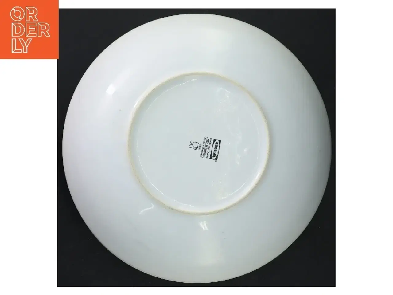 Billede 4 - Hvide porcelænstallerkner, dybe, 6 stk fra IKEA (str. 24 cm diameter. 5 cm høj)