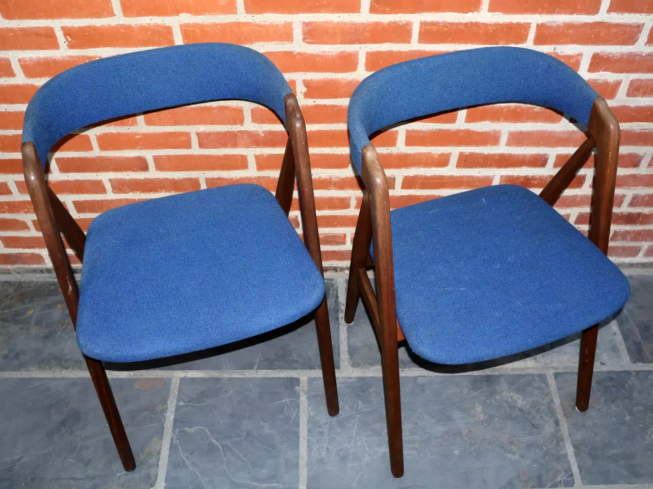 Billede 3 - 4 Stk Thomas Harlev teaktræs spisebordsstole