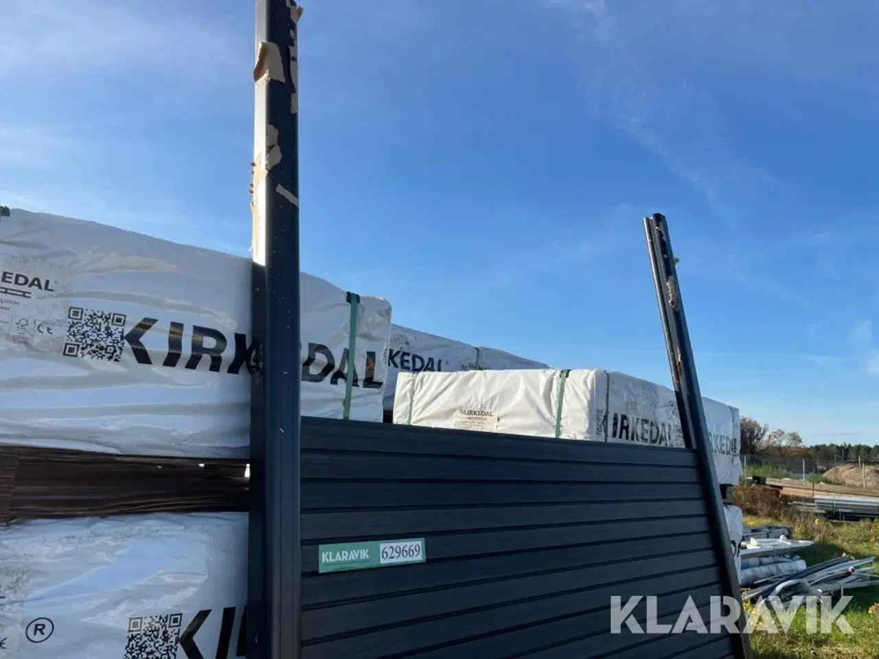 Billede 4 - Komposit hegn Kirkedal Grå/sort 10 fag