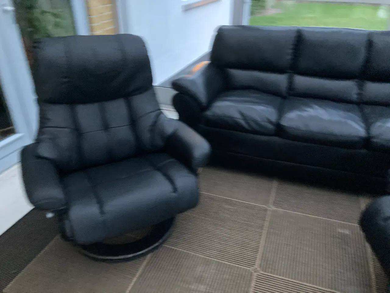 Billede 4 - Læder sofa
