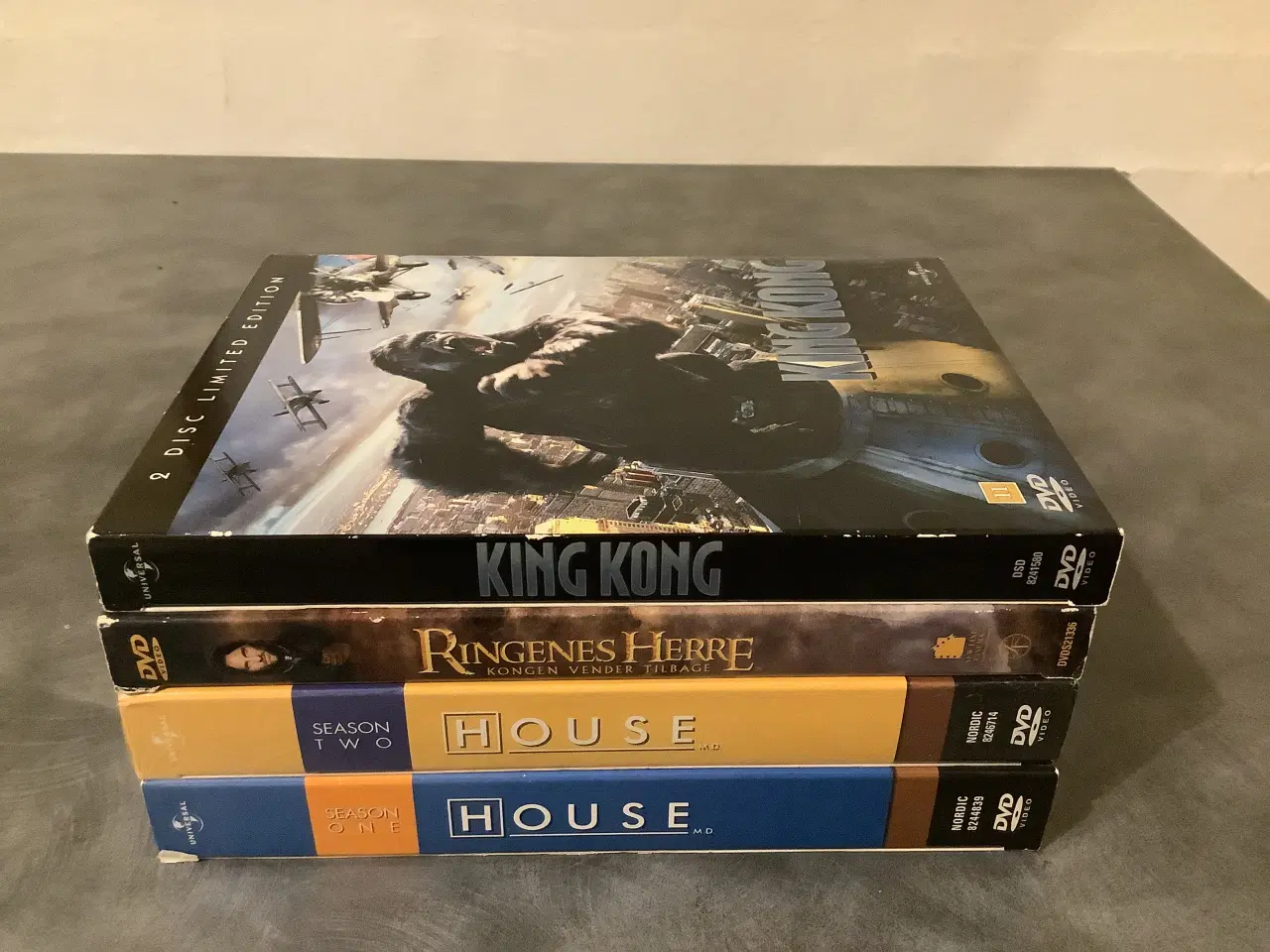 Billede 1 - DVD King kong,Ringenes Herre,House sæson 1 og 2