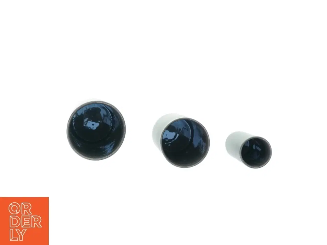 Billede 4 - 3x vaser fra Hübsch (str. 22,14 og 12cm)