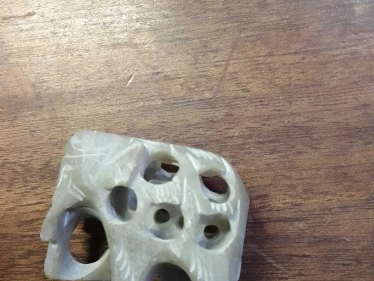 Billede 1 - Miniature elefant til fx sættekasse. I sten