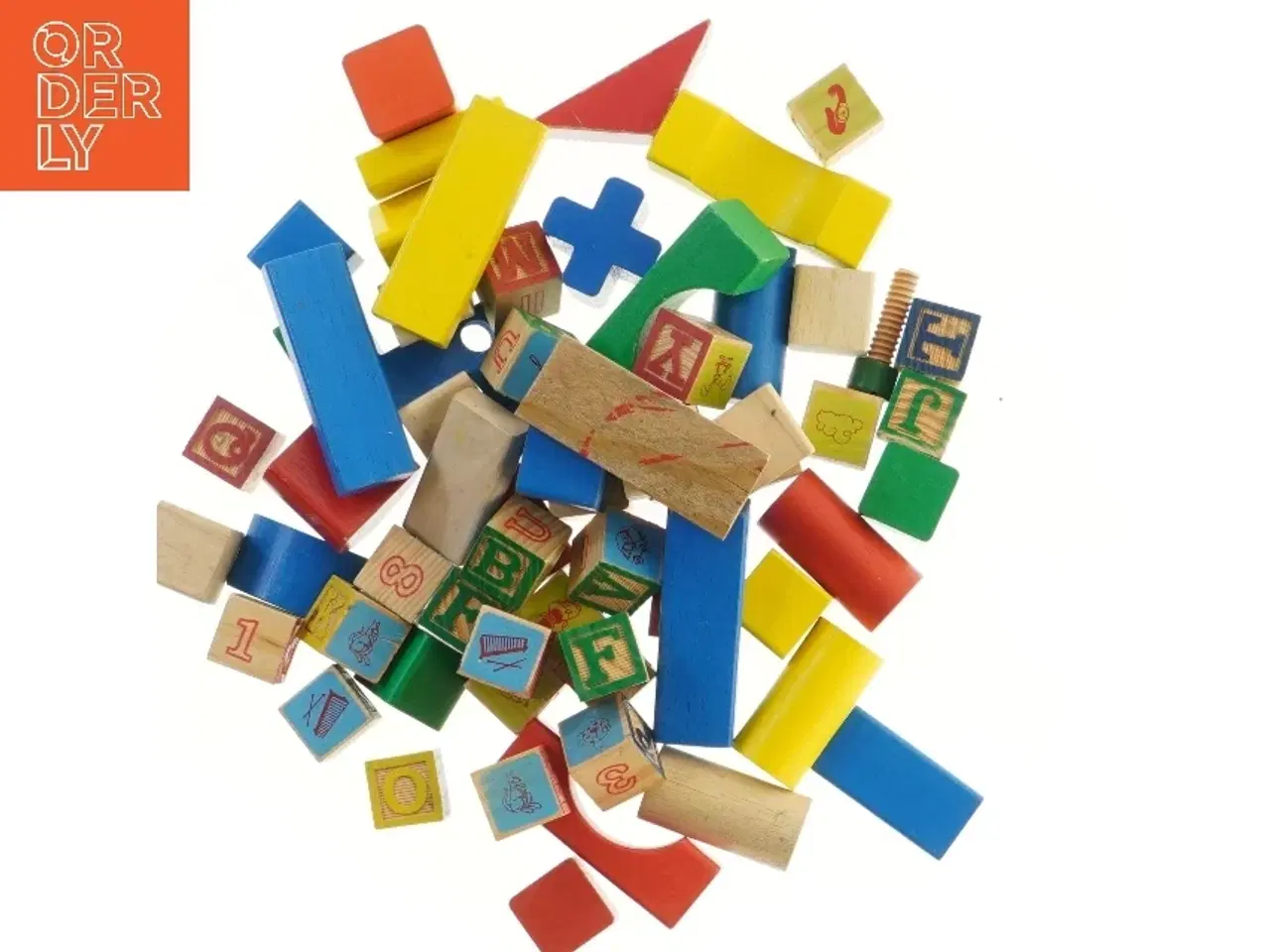 Billede 3 - Træbyggesæt med forskellige former og farver fra Kids Wood