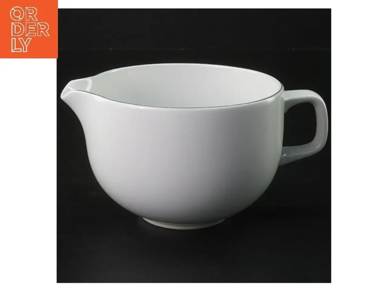 Billede 1 - Blåkant saucekande  med tud og hank (str. Ø 11,5 cm) fra Aluminia