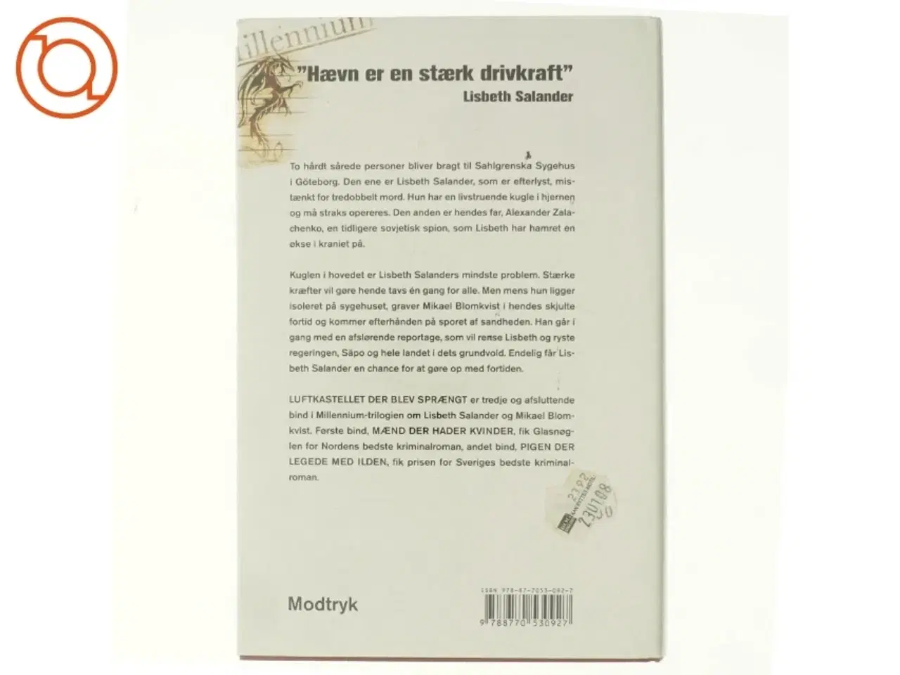 Billede 3 - Luftkastelletderblevsprngt Stir up a Hornets&#39; Nest of Girl. Shi Dige Larsen. the Danish Original. Hardcover](chinese Edition) (Bog)