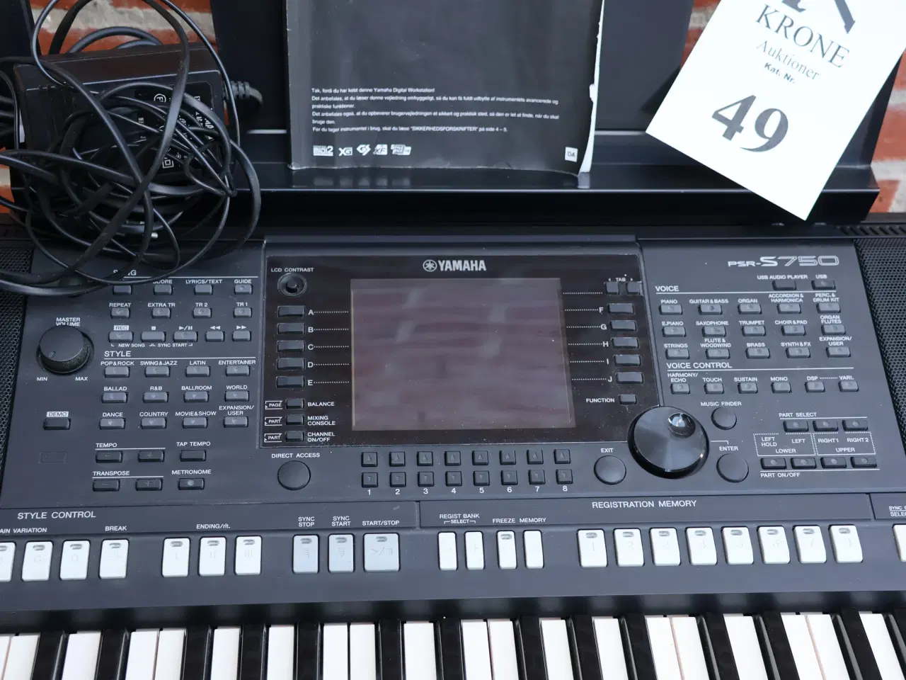 Billede 5 - Yamaha PSR-S750 keyboard m/stativ