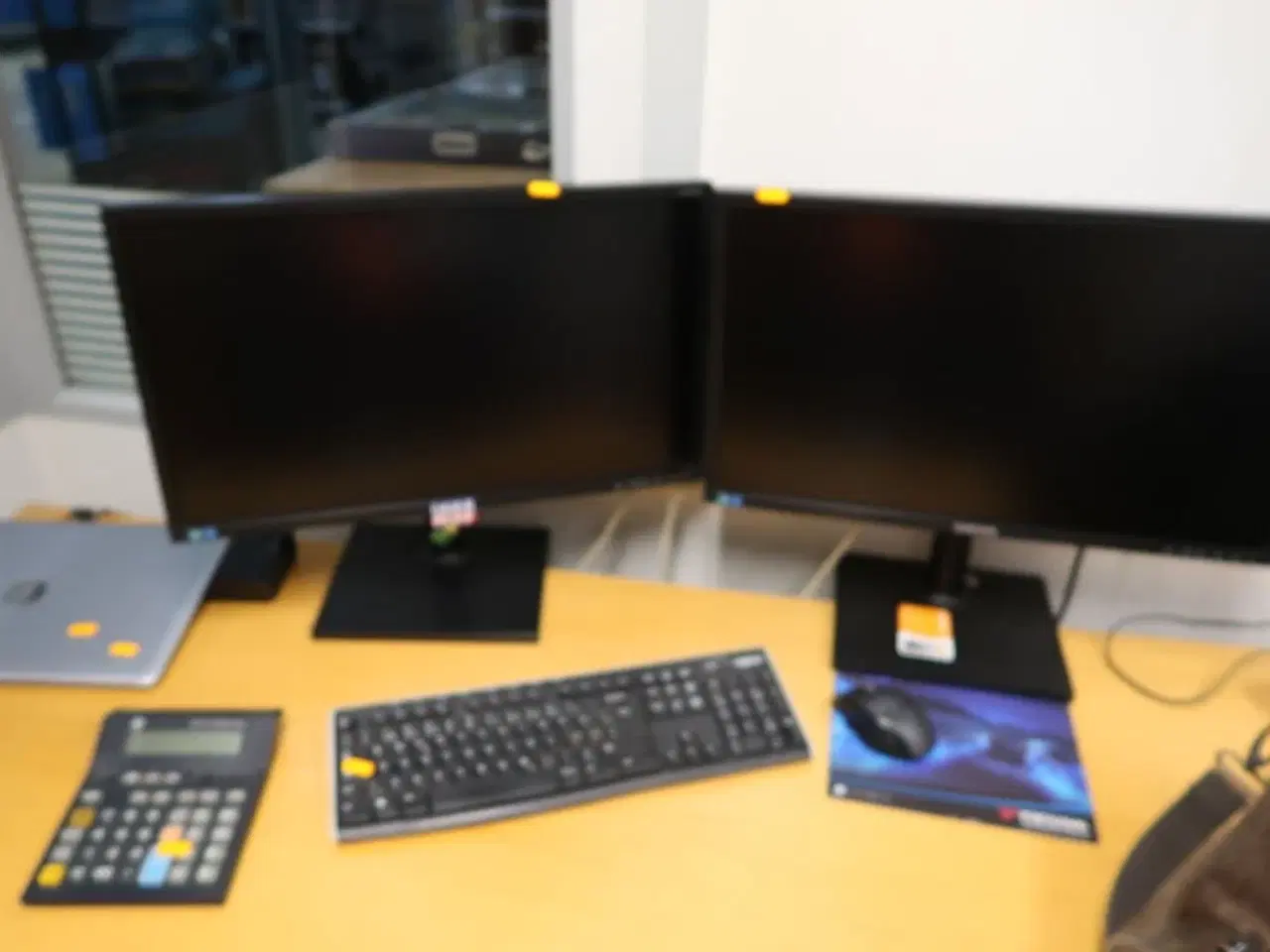 Billede 1 - 2 stk. computerskærme SAMSUNG S24C450, computer, tastatur, mus