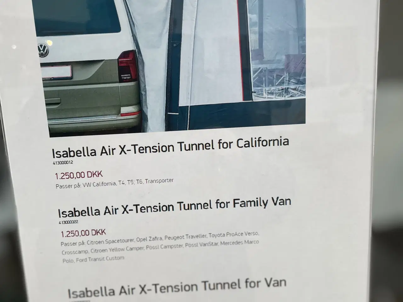 Billede 1 - Isabella Air X-tension luft telt 