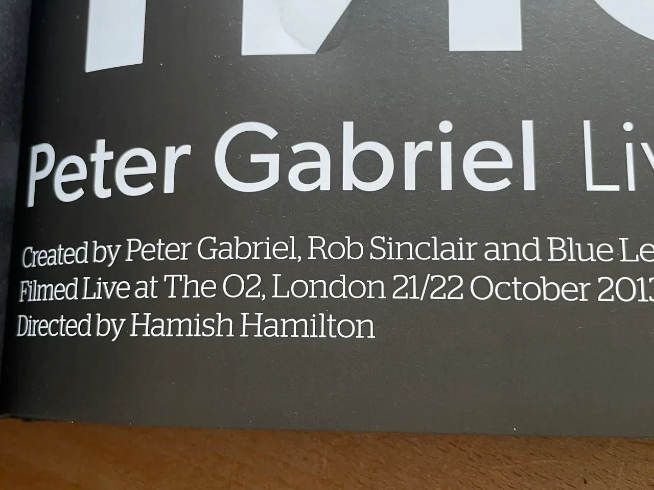 Billede 4 - Peter Gabriel Back to Front book