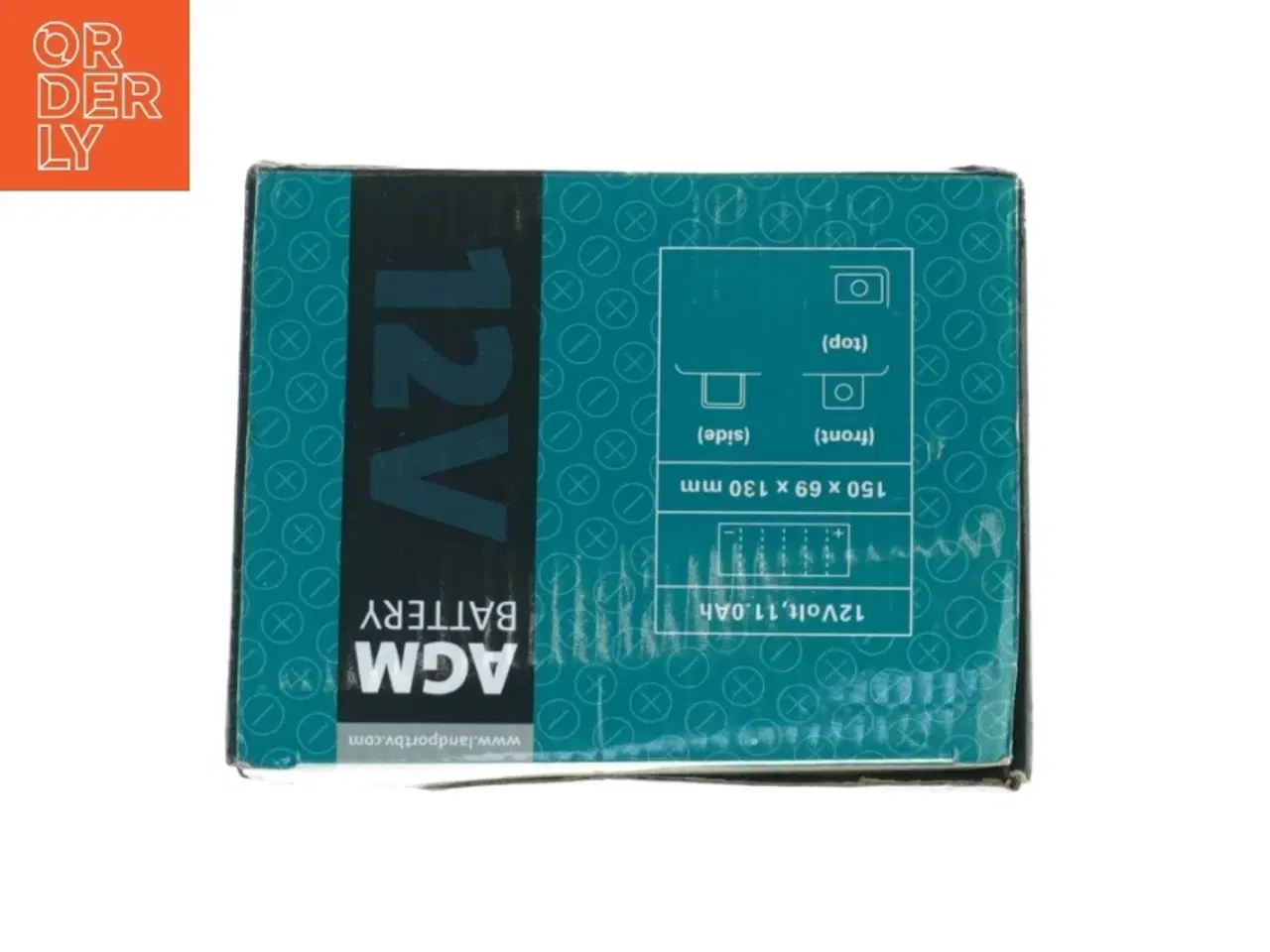 Billede 6 - Motorcykelbatteri LP YT12B-BS fra Agm (str. 15 x, 13 x 6 og en halv cm)