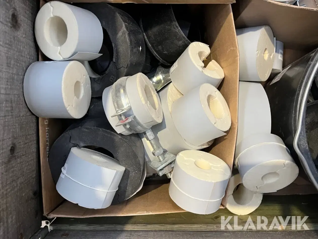 Billede 6 - Lot - VVS, rør, rørbærere og øvrigt - 2 paller