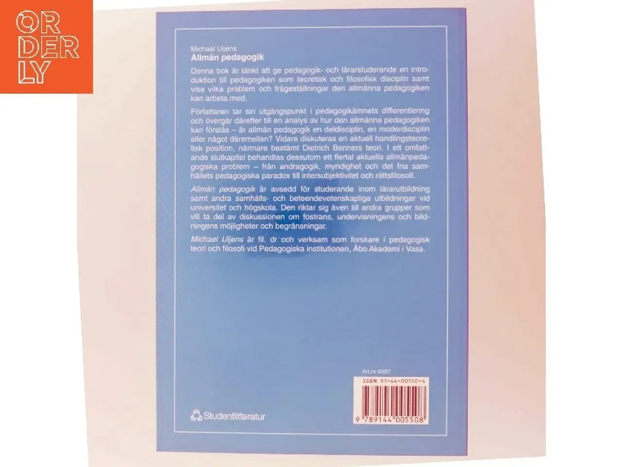 Billede 3 - Allmän pedagogik af Michael Uljens (Bog)