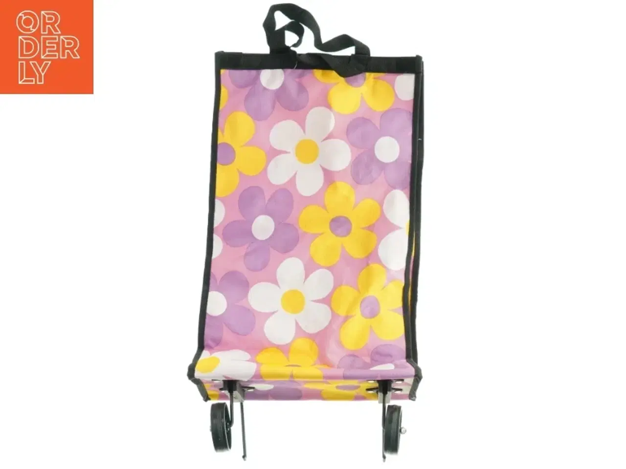Billede 5 - Indkøbstrolley med blomstermønster (str. 53 x 32,)