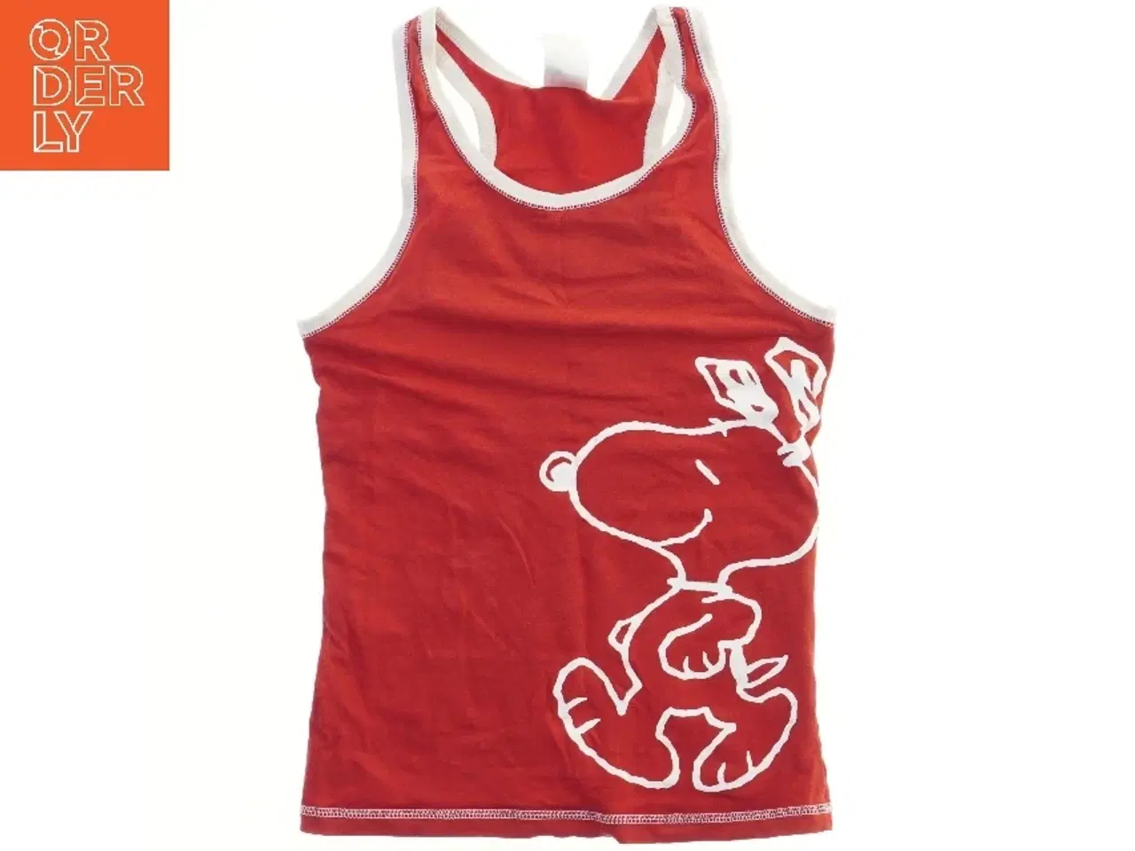 Billede 1 - Rød tanktop med tegneseriefigur fra H&M (str. 158)