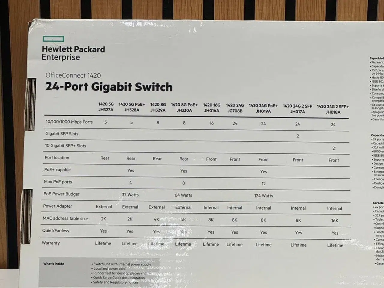 Billede 5 - Hewlett Packard Enterprise OfficeConnect 1420 netv