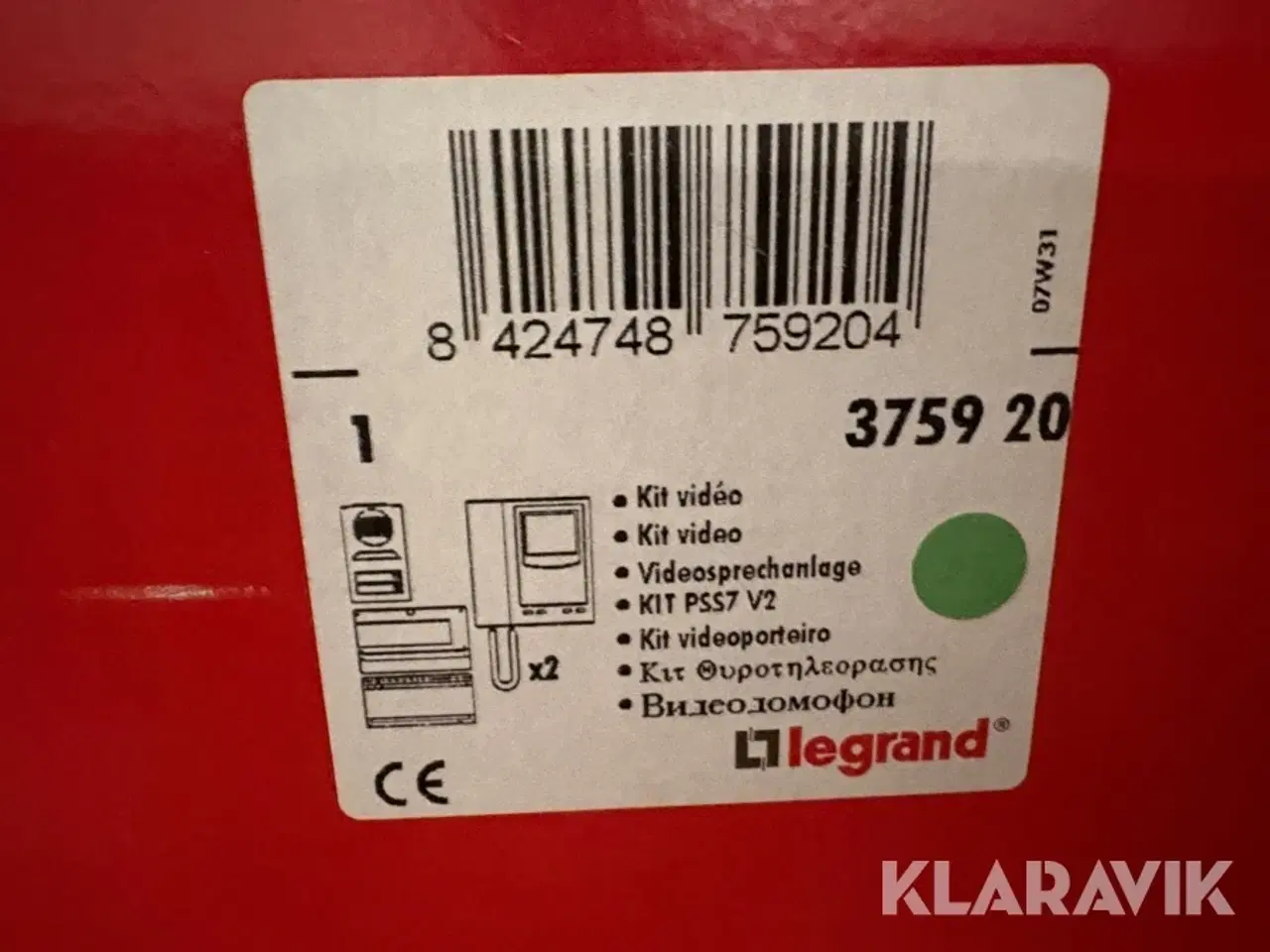 Billede 7 - Dørtelefon med video Legrand