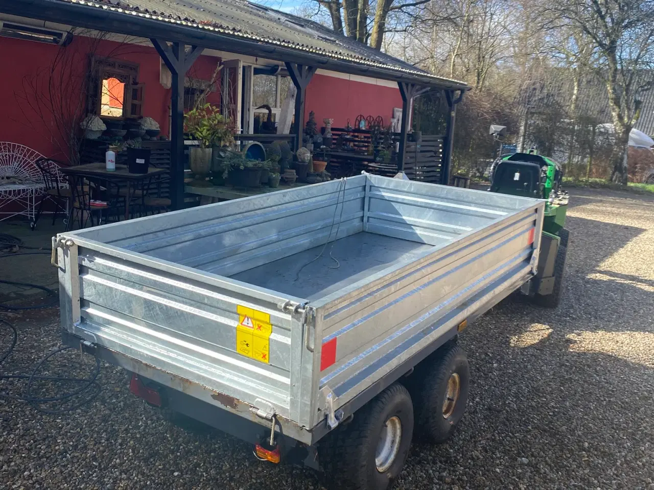 Billede 4 - Galvaniseret tipvogn 2 ton – DK-TEC, 2018