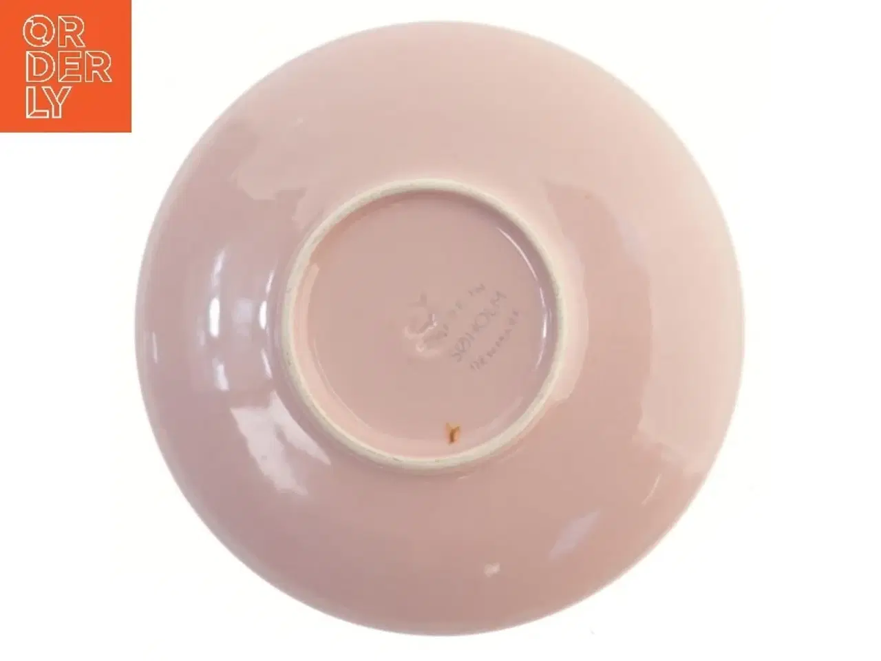 Billede 3 - Sættetallerkener med guldkant fra Søholm (str. 5 styk, ø 14 cm)