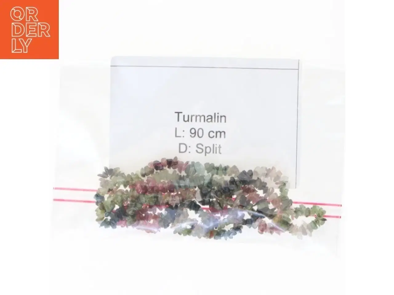 Billede 3 - Turmalin split halskæde (str. 90 cm)