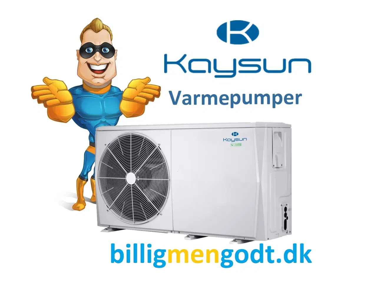 Billede 1 - R32 KAYSUN monoblok luft/vand varmepumpe