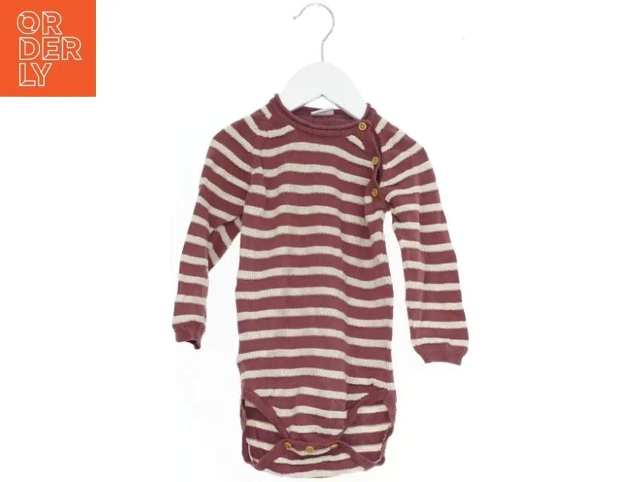 Billede 1 - Strikket bodystocking med striber fra Hust & Claire (str. 80)