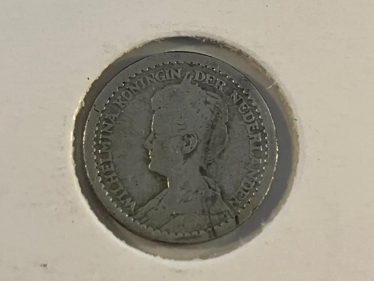 Billede 2 - 10 Cents Netherlands 1914 - Slidt