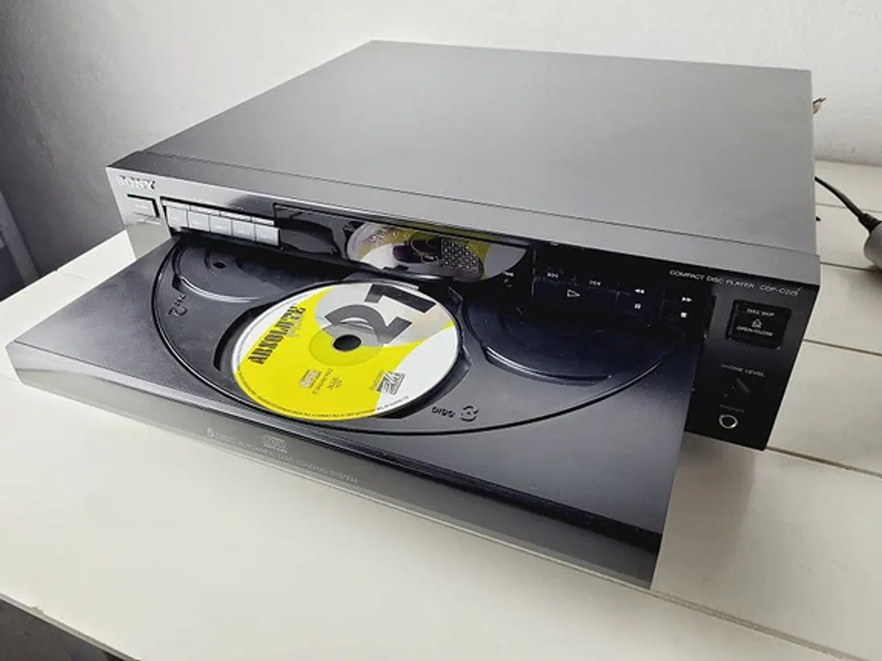 Billede 1 - ⭐️- Sony CDP-C225 5-Disc CD-afspiller