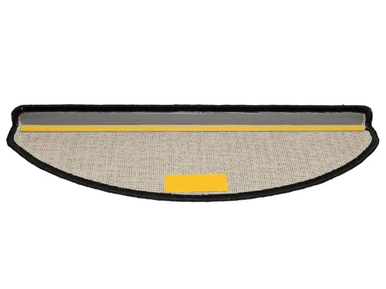 Billede 5 - Trappemåtter 15 stk. 65x21x4 cm sorte halvrunde store