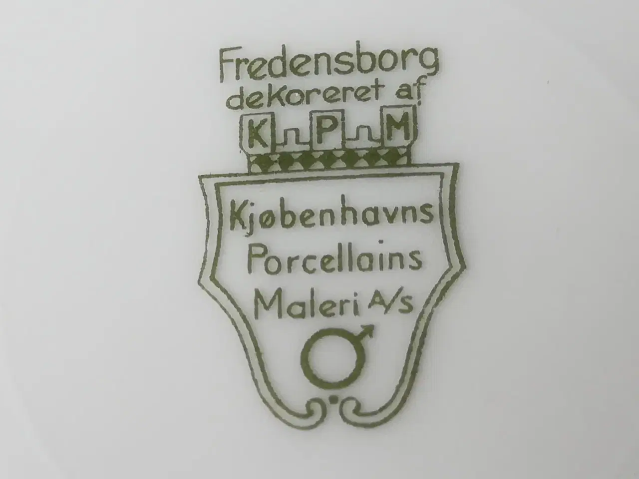 Billede 9 - Københavns Porcelæn Maleri -- Tallerken - fad - su