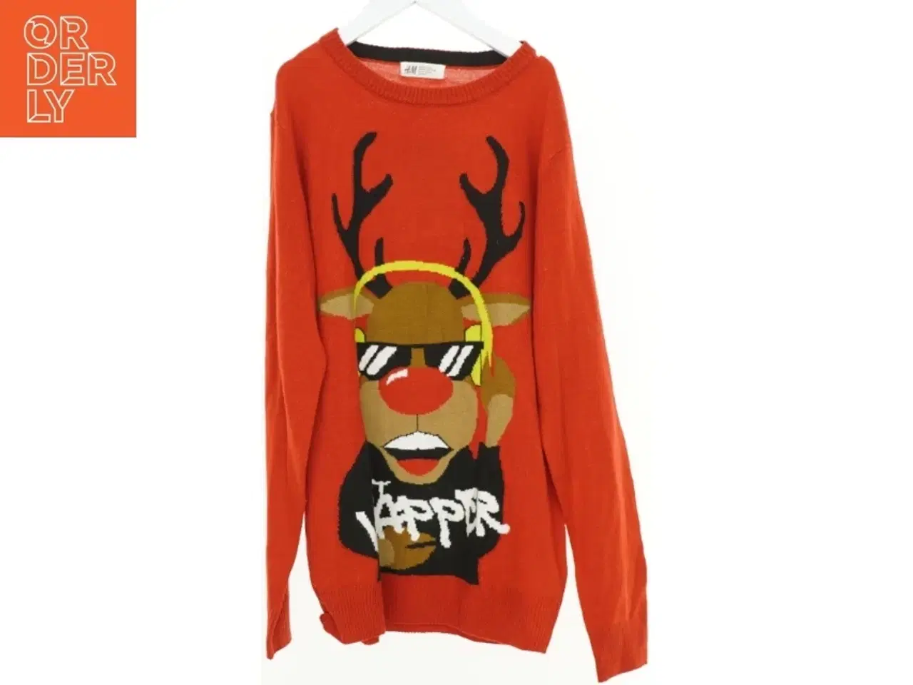 Billede 1 - Sweatshirt, jule motiv fra H&M (str. 170 cm)