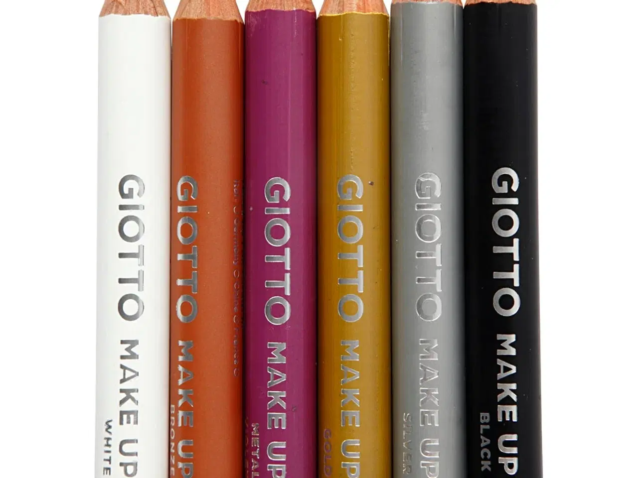 Billede 1 - Giotto Sminkeblyanter - 6 Farver til Krop og Ansigt