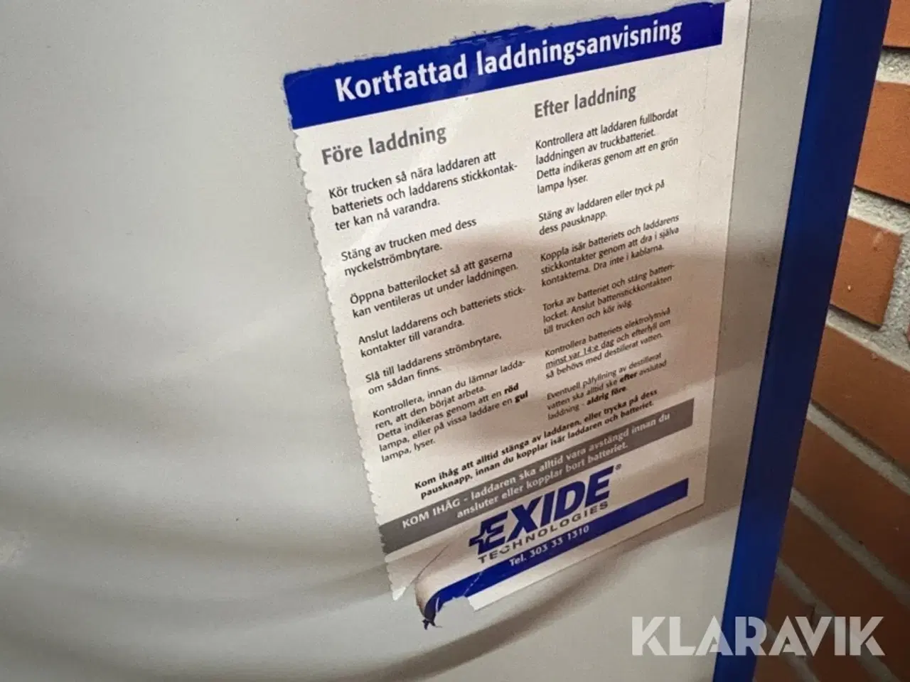 Billede 10 - Oplader til trucks Exide Technologies 2100 TP - 24 volts - 100 amps