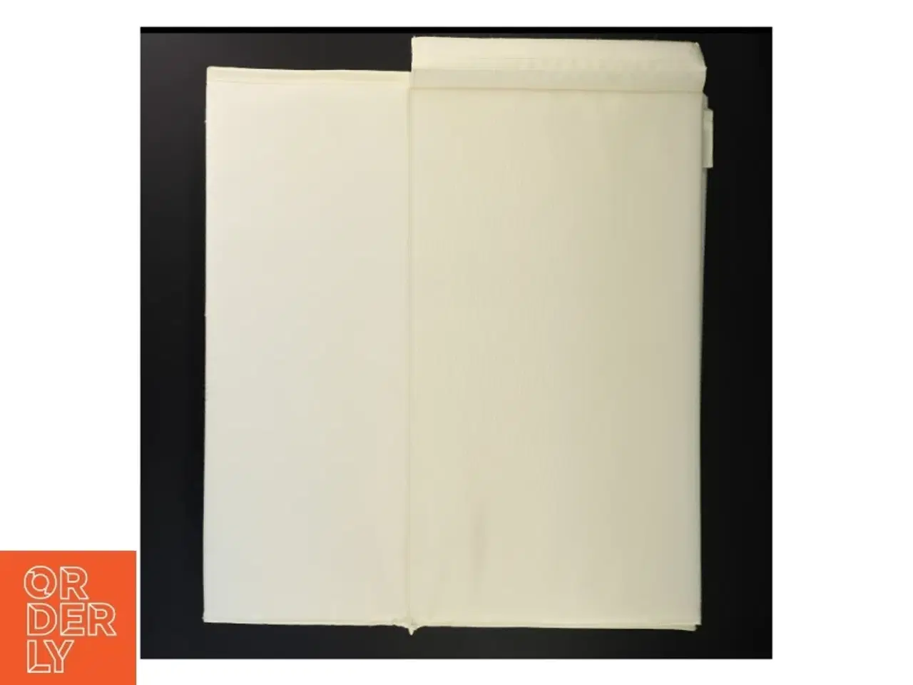 Billede 3 - Hvid stofopbevaringsboks til sko (str. 35 x 23 x 16 cm)