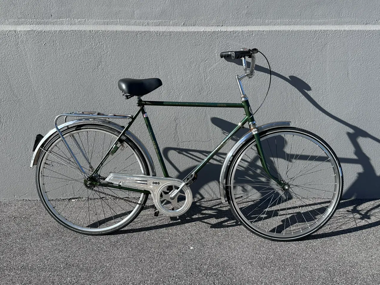 Billede 1 - Mørkegrøn DBS herrecykel – retro klassiker