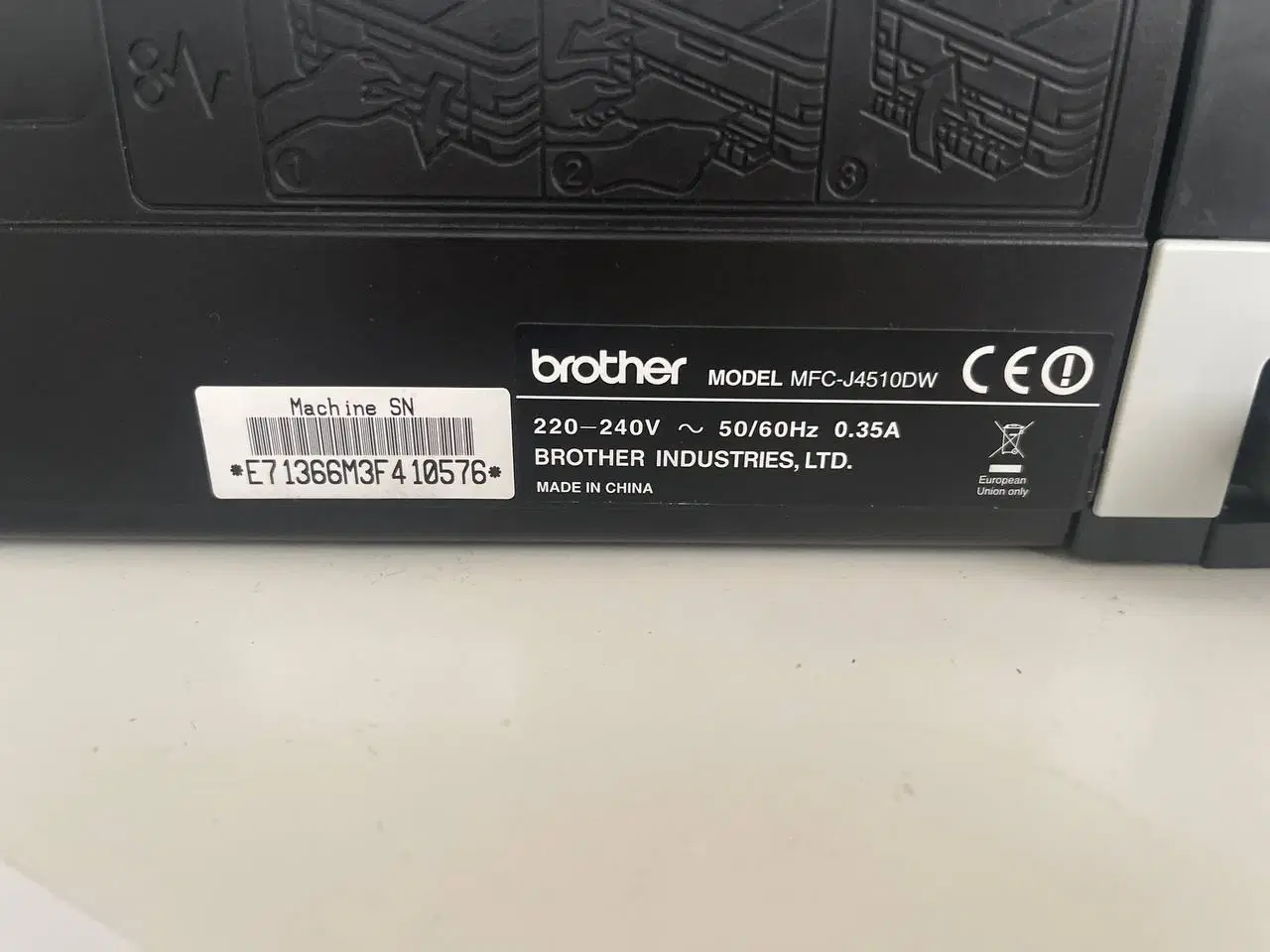 Billede 5 - Brother MFC-J4510DW – overvejende funktionsdygtig