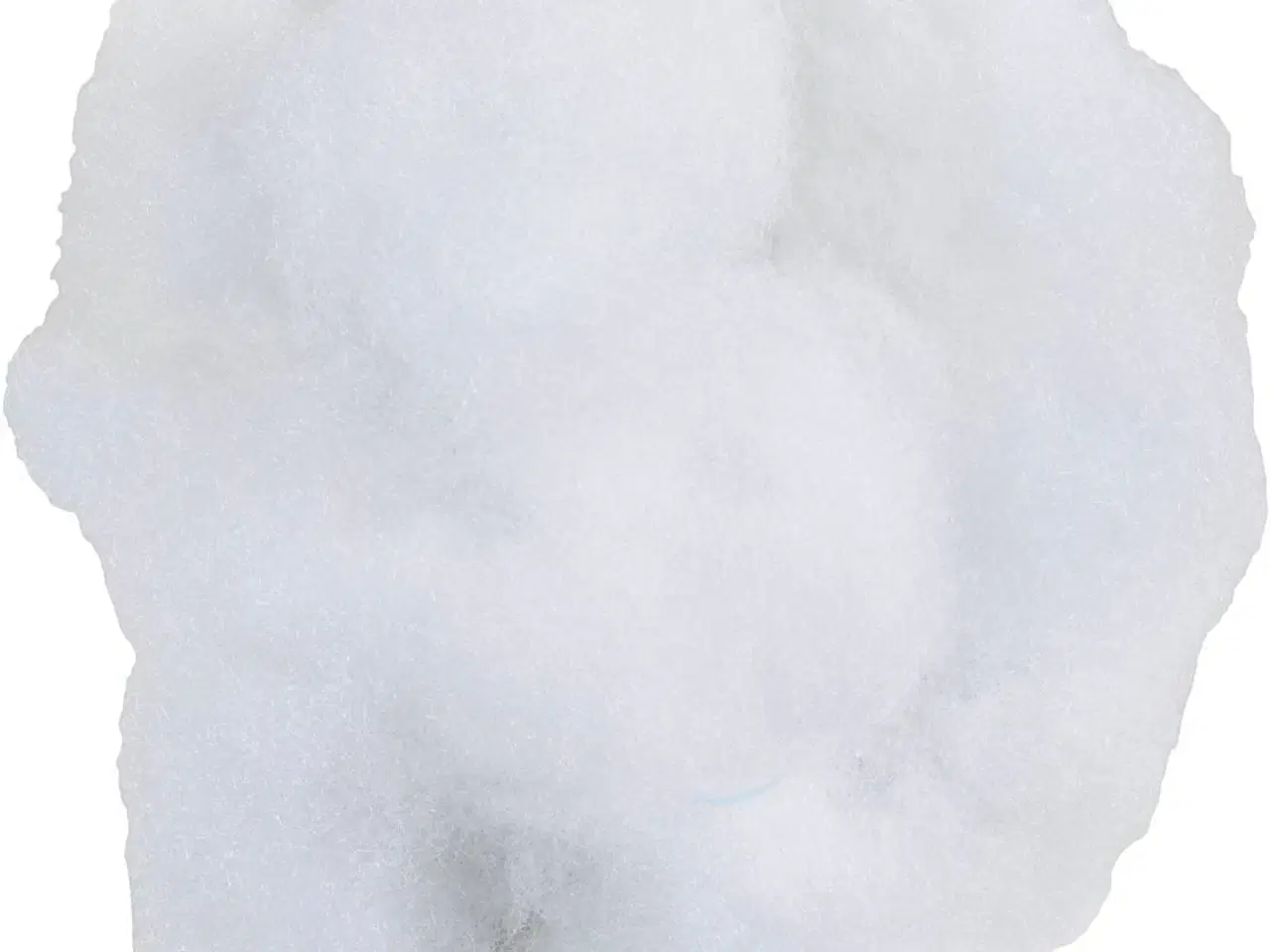 Billede 1 - Bamsefyld i hvid polyester - 50g til bløde puder