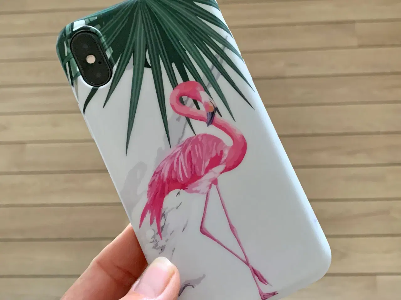 Billede 1 - Silikone cover med flamingo til iPhone 10 X el XS 