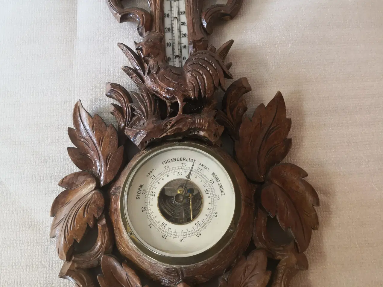 Billede 2 - Gammelt barometer