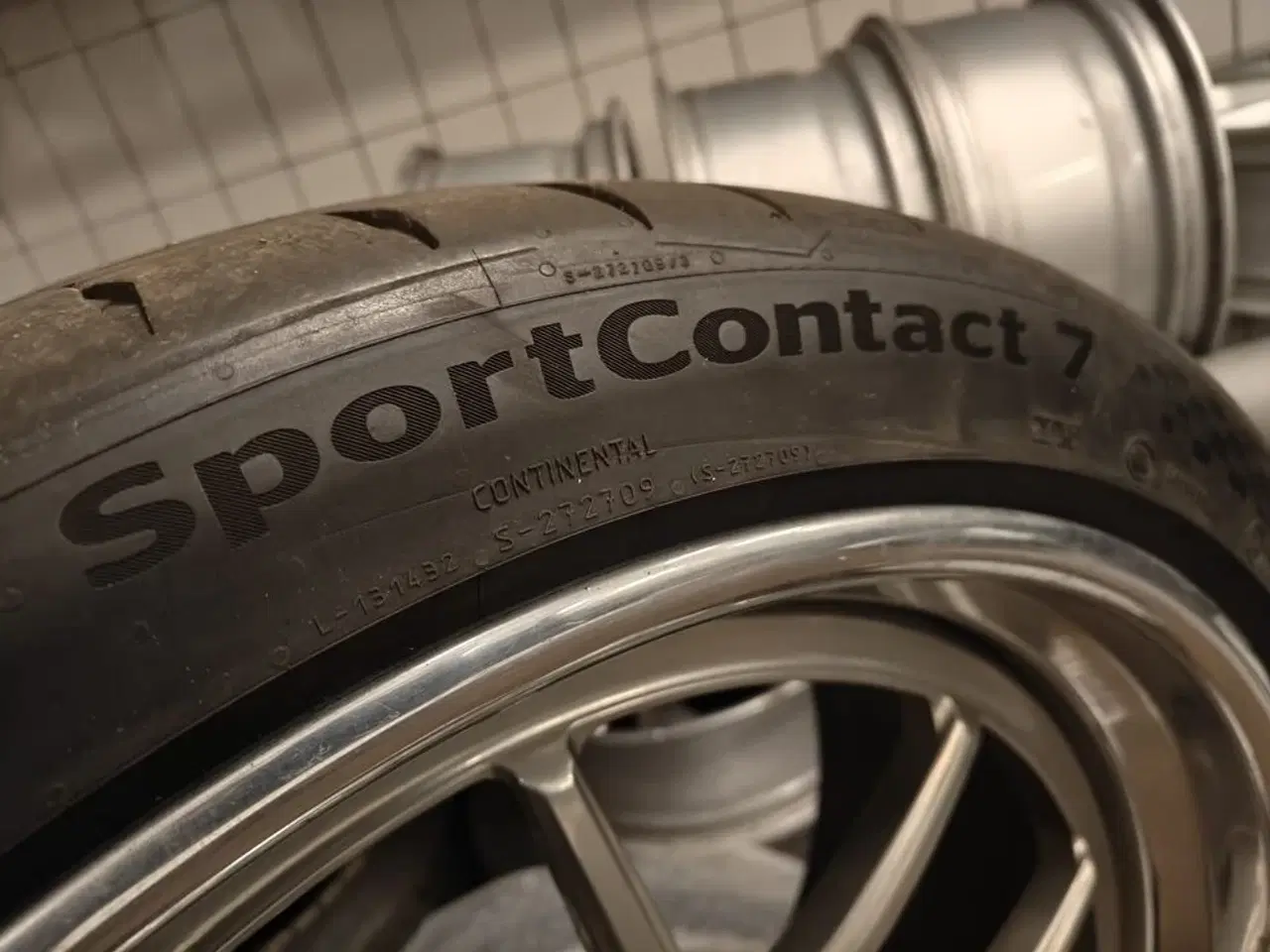 Billede 3 - 4 stk. Fælge m. dæk ADV1 3delt Split til PORSCHE (MOMSFRI)