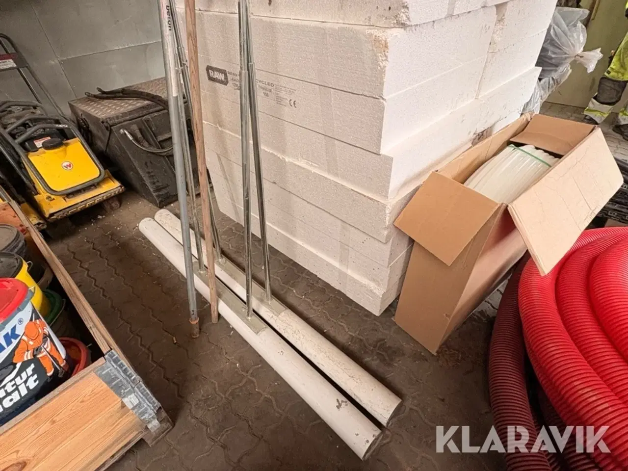 Billede 6 - Diverse betonjutter Sundolitt isoleringsplader gulvvarmeslanger med tilbehør