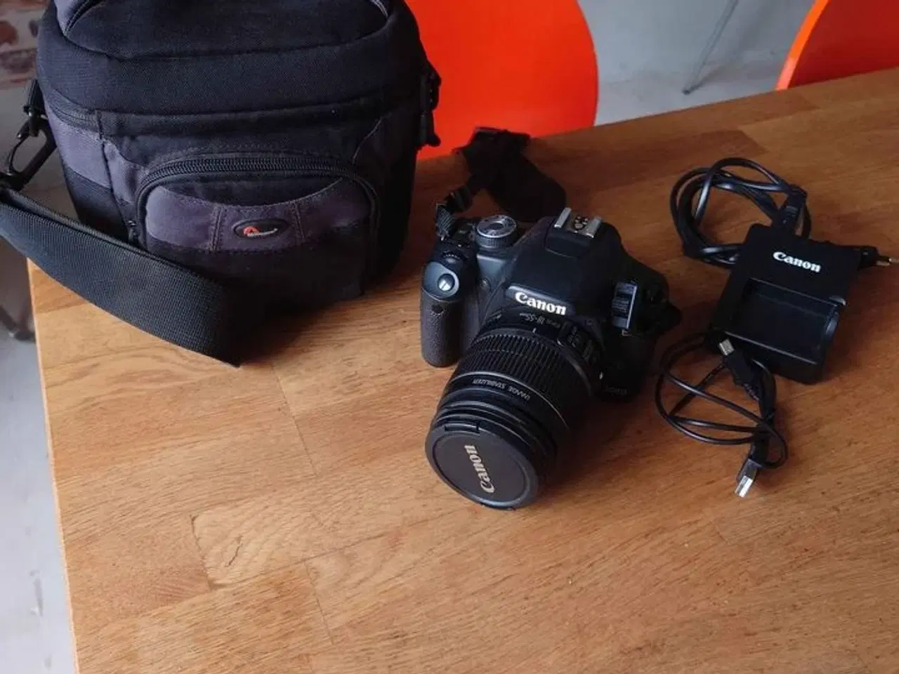 Billede 1 - Canon 500D 15.1 mp, 8 gb ram, 18-55mm objektiv