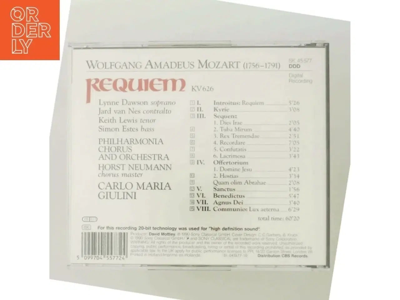 Billede 3 - Mozart Requiem med Lynne Dawson (DVD)