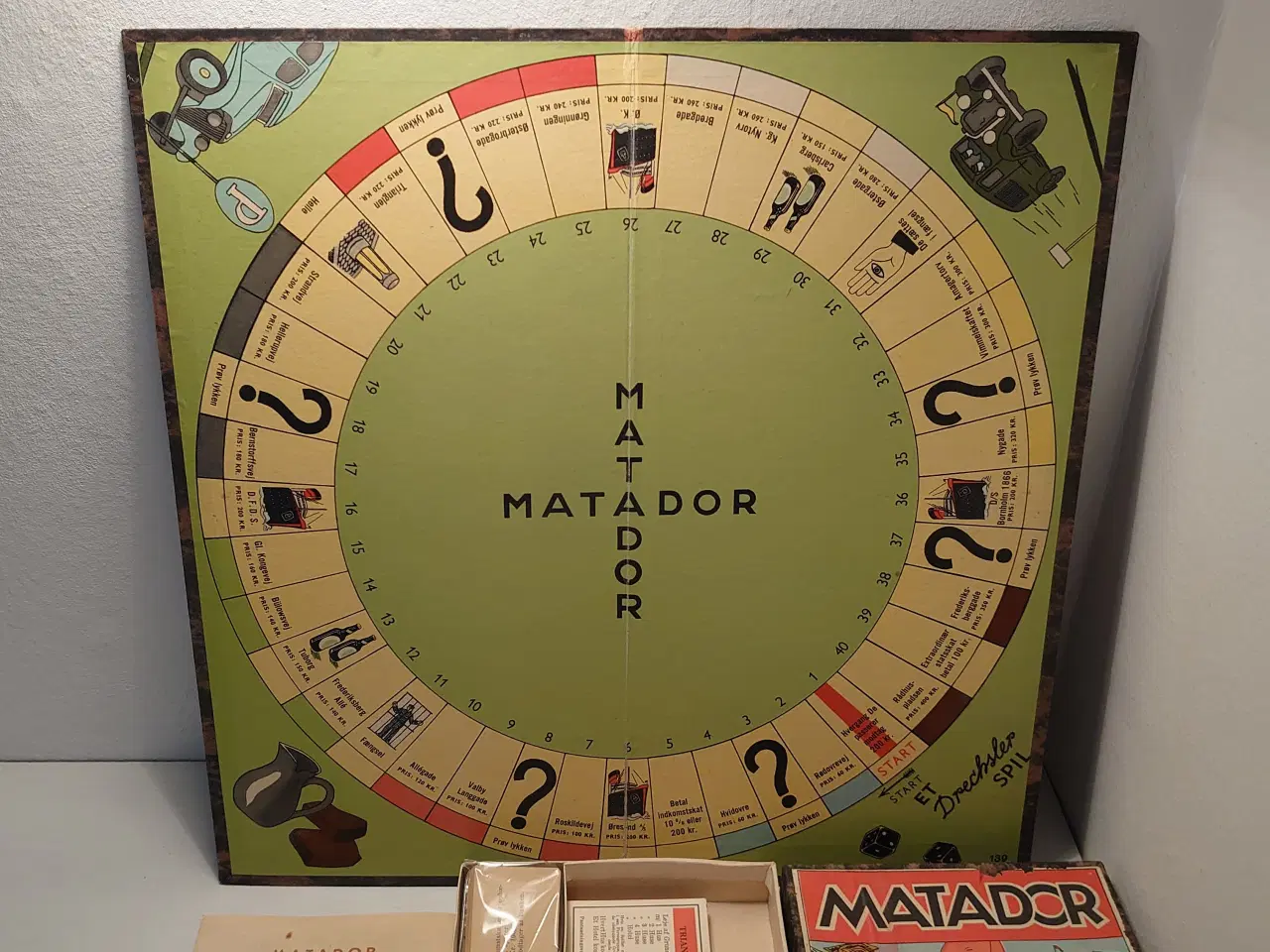 Billede 5 - Matadorspil. Komplet og fra omkring 1960. Velholdt