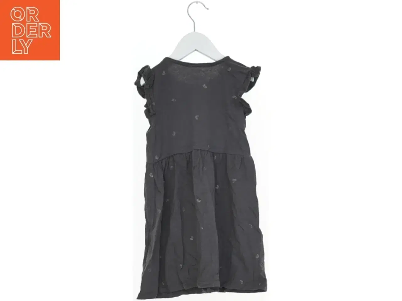 Billede 2 - Sort kjole med små mønstre fra H&M (str. 110)